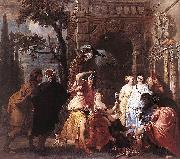 Erasmus Quellinus Achilles Among the Daughters of Lycomedes oil painting